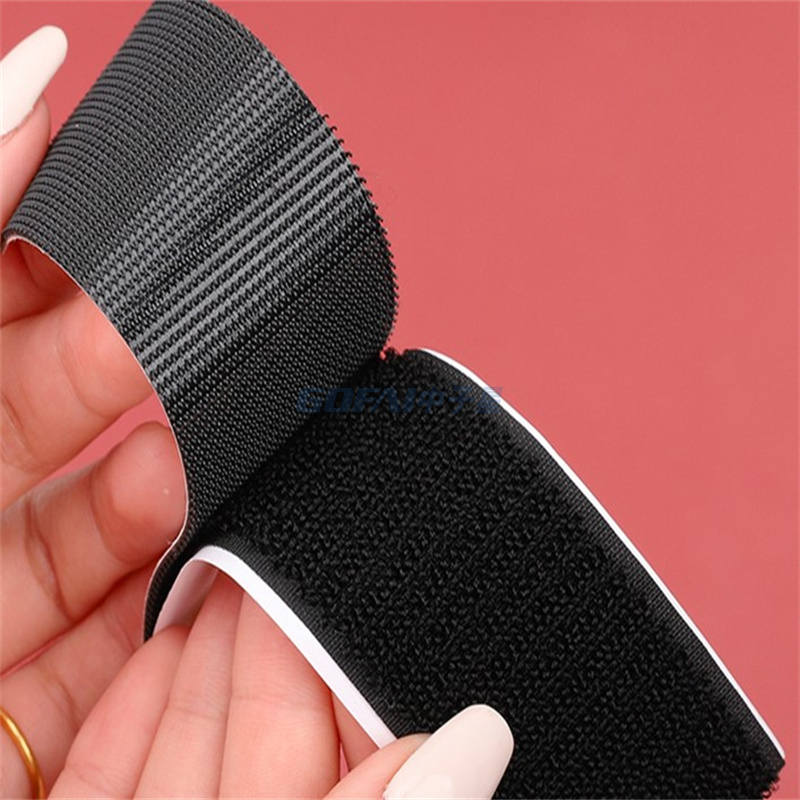 Sewing On Injection hook loop fabric fasteners Nylon Sticker for DIY Clothes velcros tape hook and loop tape