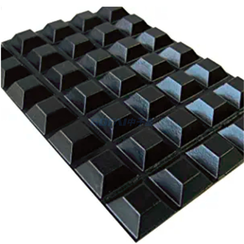 Cylindircal Flat Top Self-adhesive Protective Non-skid Rubber Feet