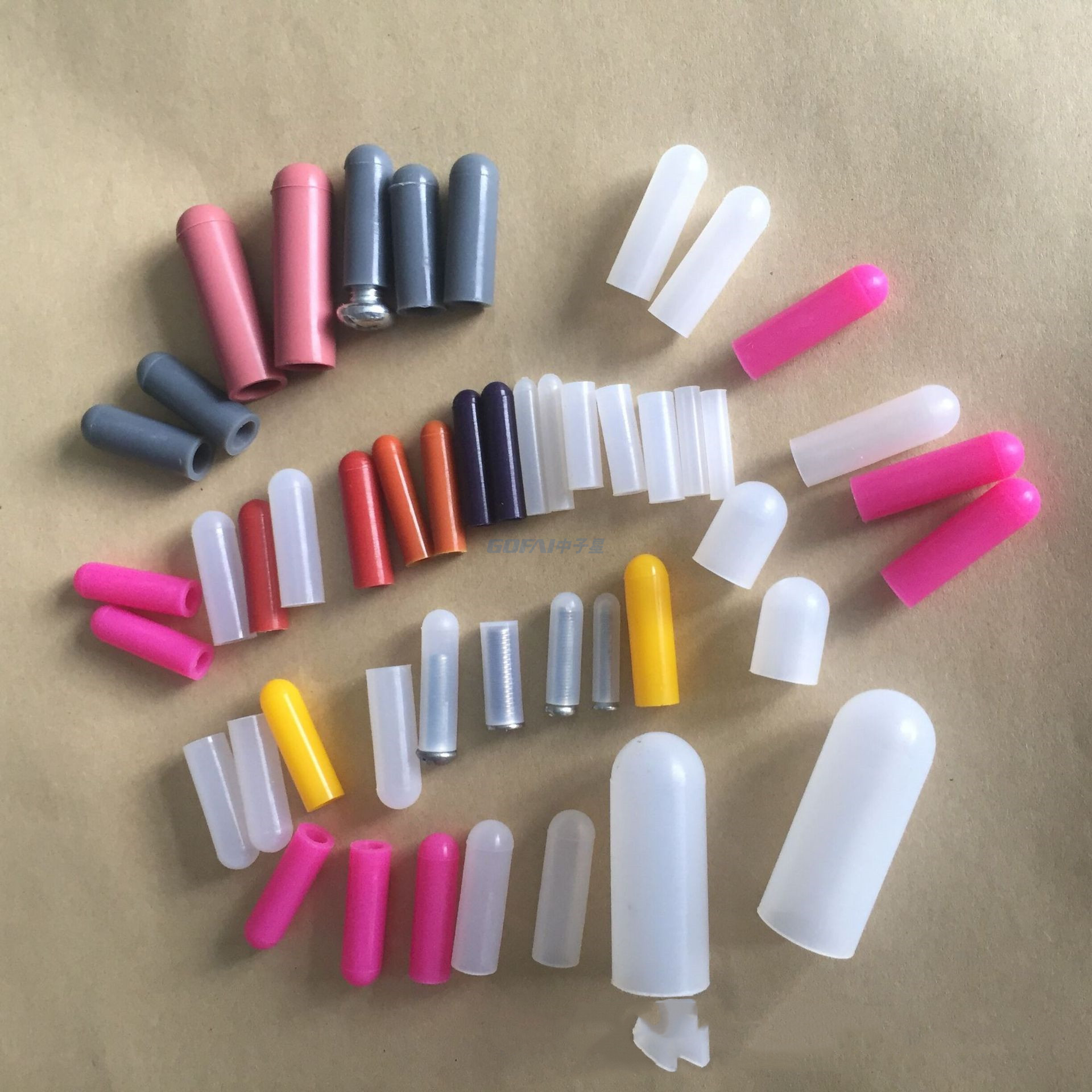 High Temperature Resistance Silicone Cap Threaded Bolt Rubber Cover