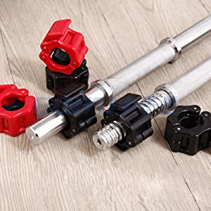 Quick Release Pair of Locking 1inch 2inches Olympic Size Barbell Clamp Collar Great for Pro Training