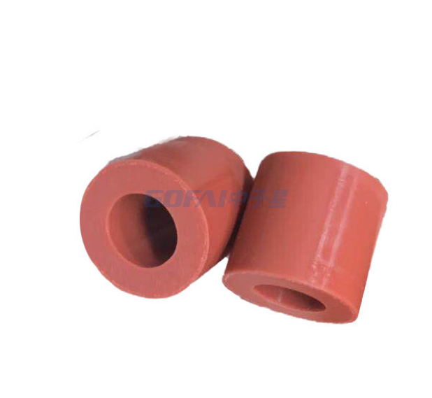 Custom Anti Vibration Cylindrical Rubber Damping Block with Hole