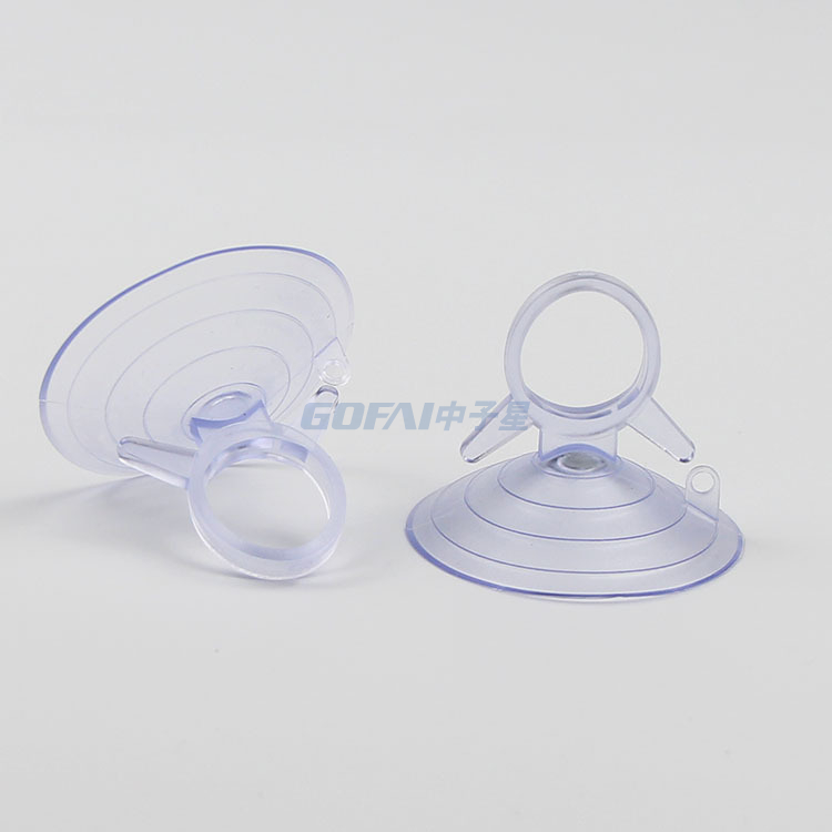 45mm Dovetail Type PVC Transparent Powerful Suction Cup For Car Sunshade Curtain Windshield