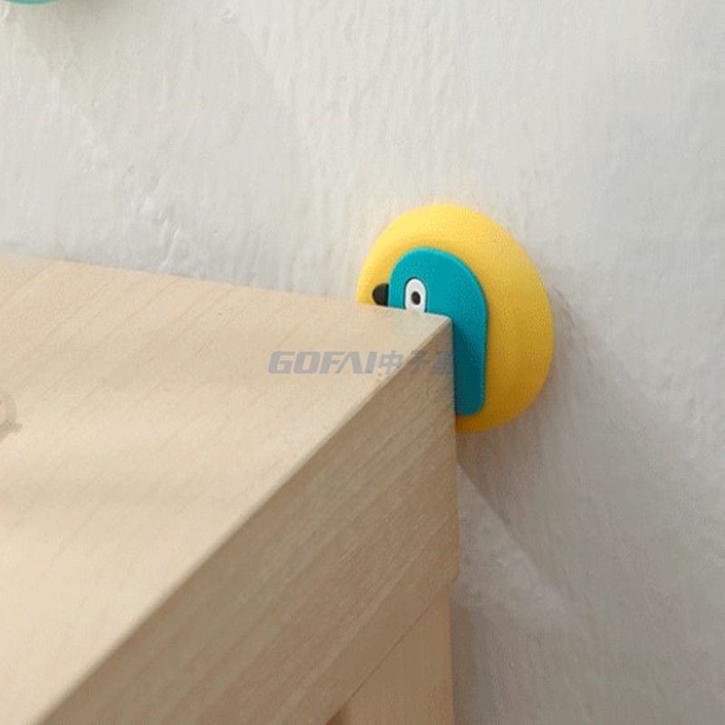  New Arrival Silicone Door Stopper Bumpers Transparent Rubber Adhesive Wall Protector
