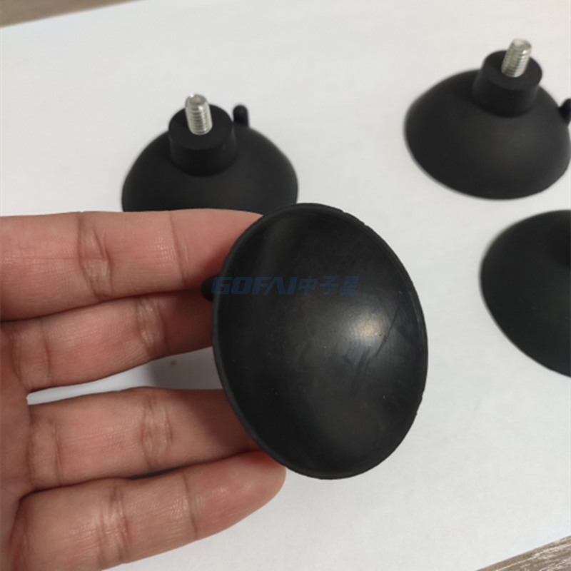 Supply Silicone Rubber Suction Cup with Screw