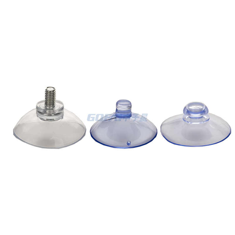 High Quality Transparent Powerful PVC Suction Cups Without Hook For Glass Table Mirror