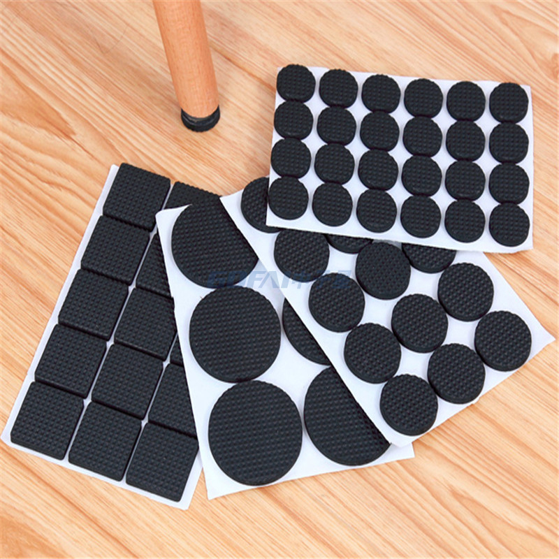 Environmental Protection Rubber Feet Tapered with Gaskets for Furniture Table And Chair Leg Machine Equipment