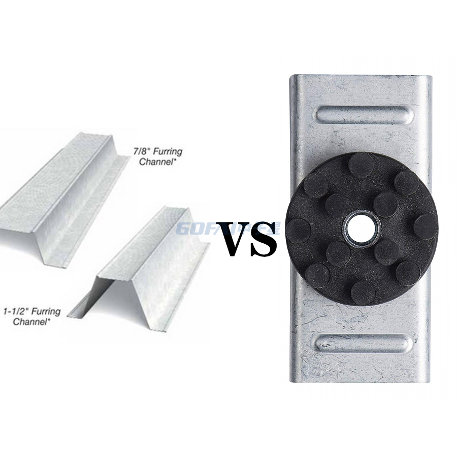 Resilient Sound Isolation Clip for Ceiling Wood Keel
