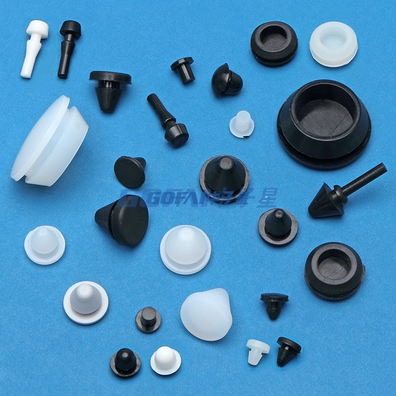 1.8-51mm Hole T Shape High Temperature Resistant Food Grade Silicone Anti-collision Hole Plugs