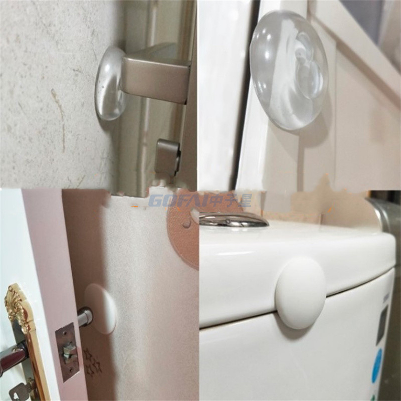 Untra-quiet Bumpers for Interior Doors/specialized Design Delivers Quiet Operation To Interior Doors Just Peel And Stick, No Tools Reqiured,provide Soft And Quiet Close