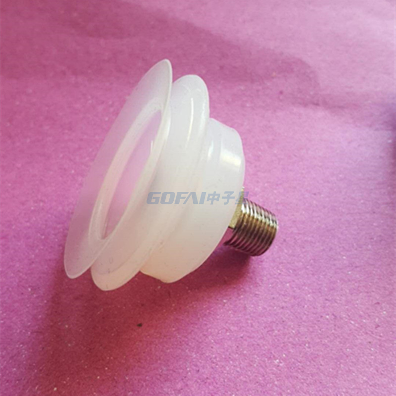 Mini Transparent Silicone Vacuum Double Sided Suction Cup for Glass