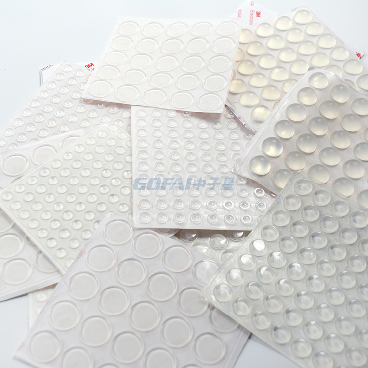High Quality 3M SelfAdhesive Silicone Clear Bumper Pad For Furniture