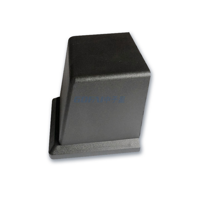 75*75mm Plastic Anti Noise Protective Foot Cover End Cap for Medical Gym Equipment