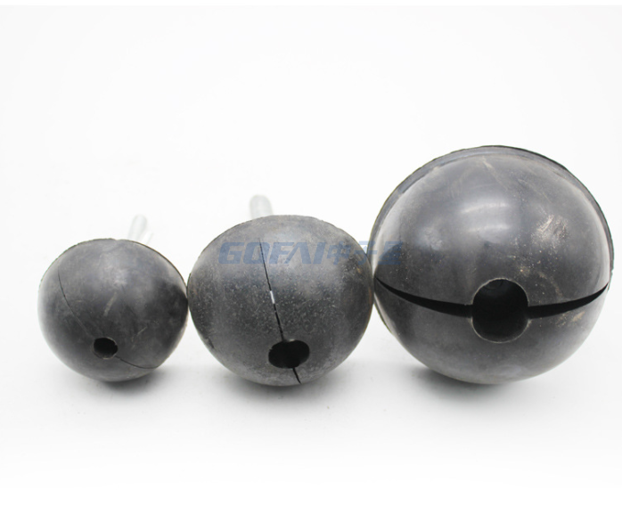 Rubber Ball Former Recess for Lifting Pin Anchor